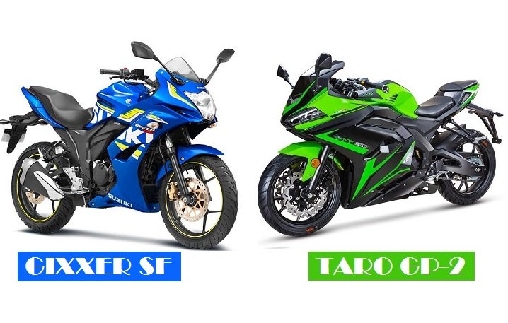 Suzuki Gixxer SF Vs Taro GP-2