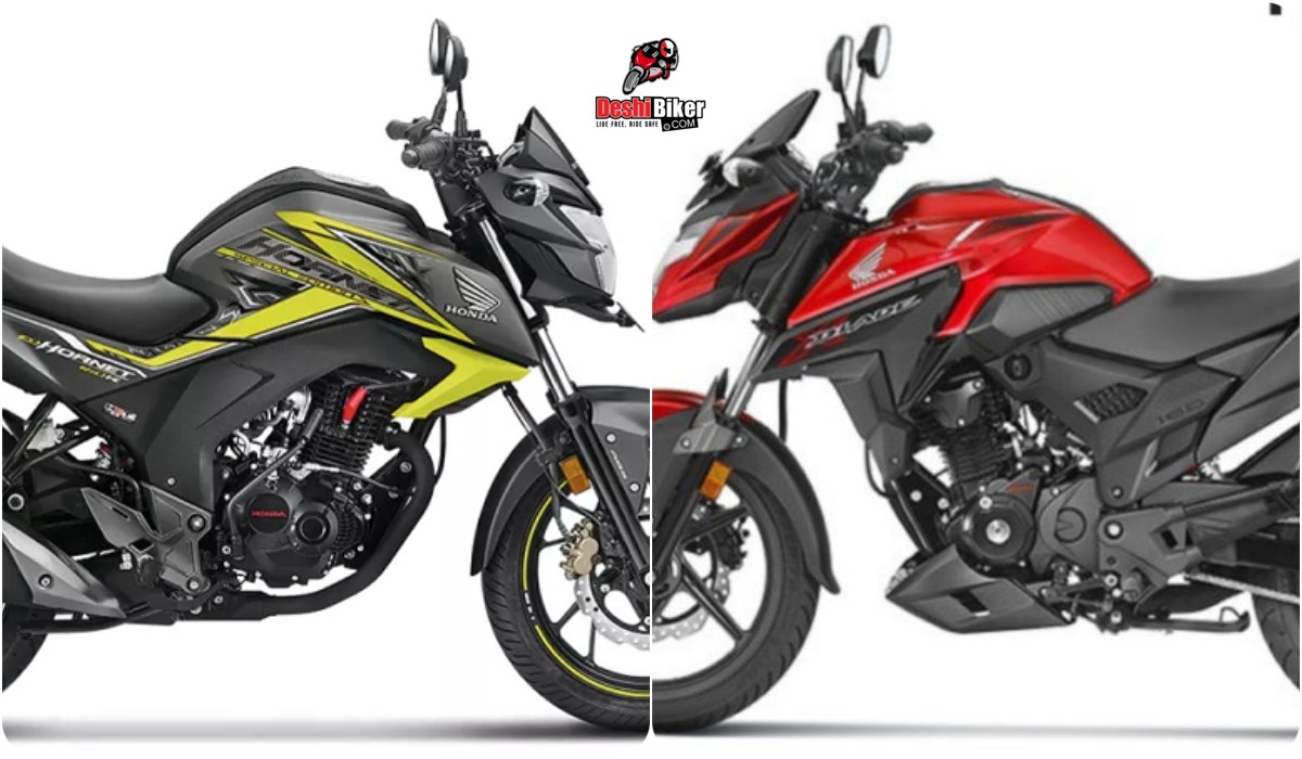 Honda CB Hornet Vs Honda XBlade 160