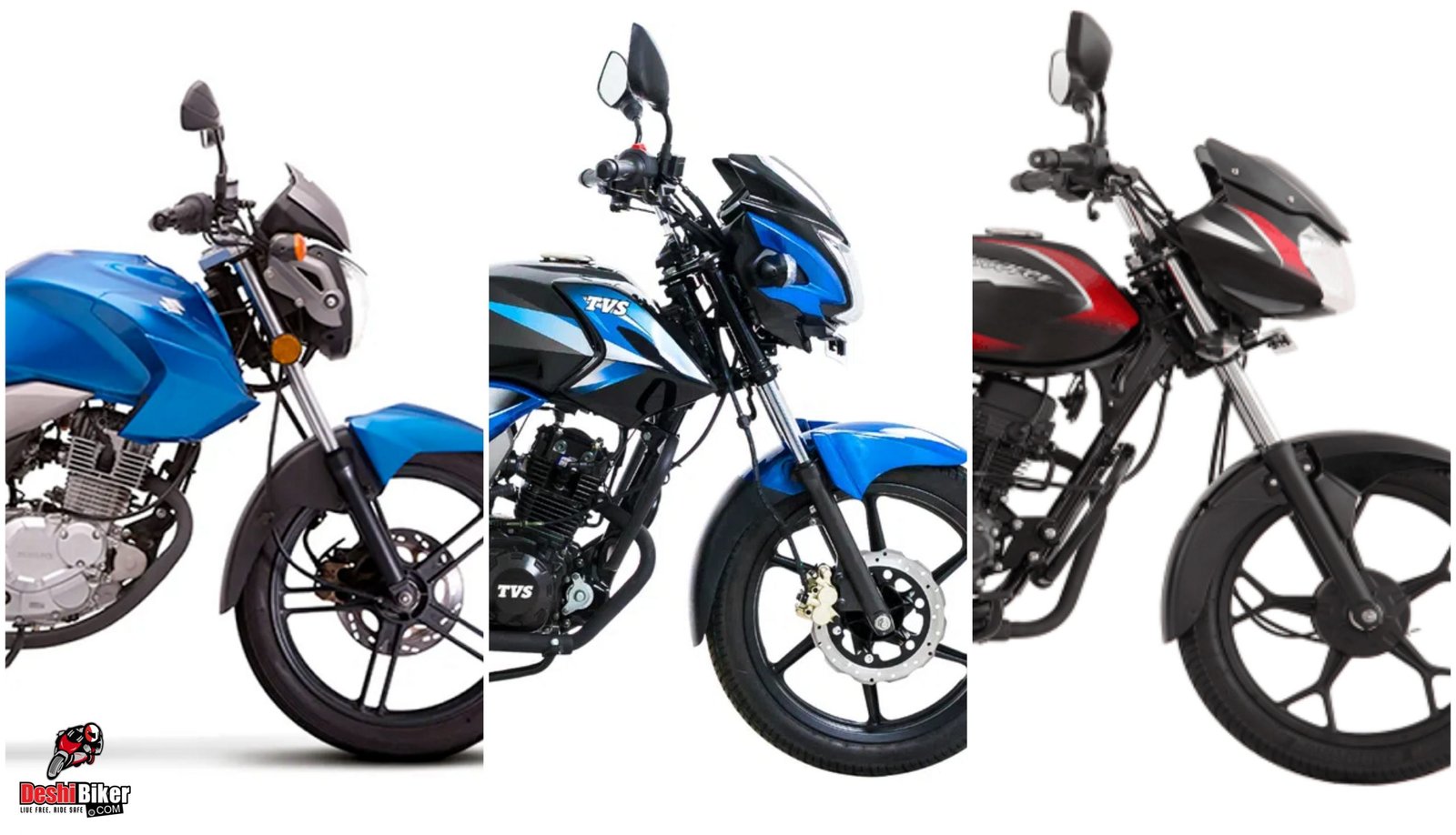 Suzuki GSX 125 Vs TVS Striker 125 Vs Bajaj Discover 125