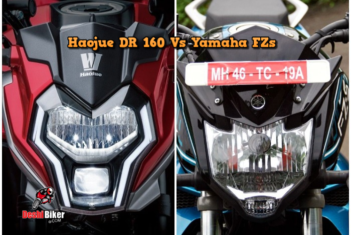 Haojue DR 160 Vs FZs V2