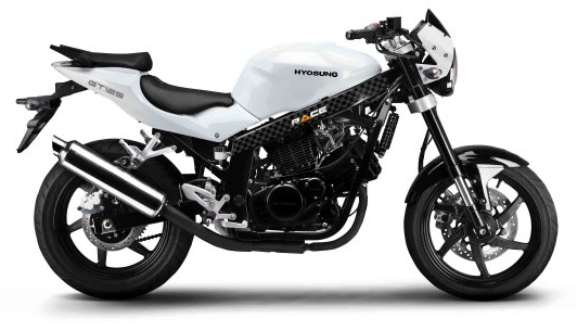 Race Hyosung GT125 White