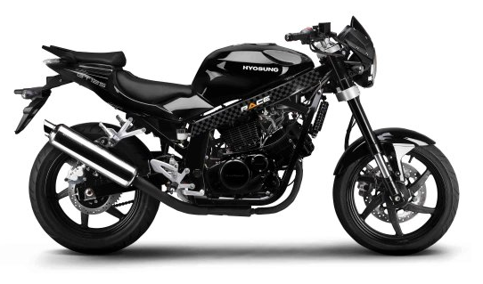Race Hyosung GT125 Black