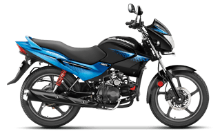 hero glamour black with techno blue