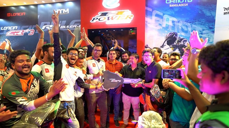 Loncin CR-3 presented to Deshibiker