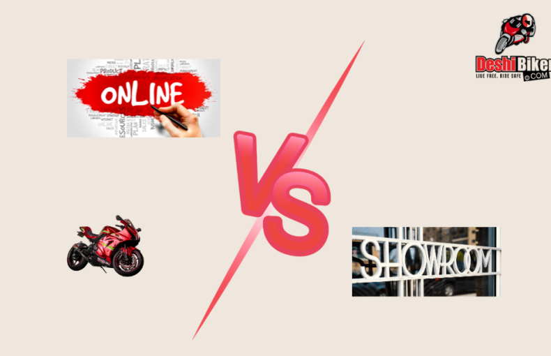 Buying a used motorcycle from online vs showroom